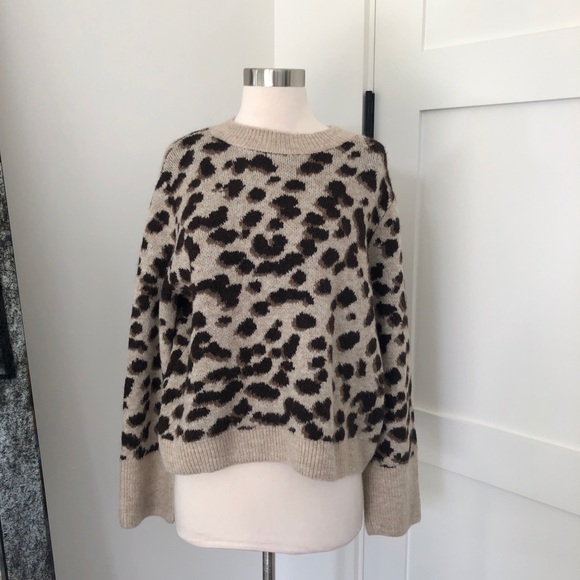 Sweaters - H&M cheetah sweater